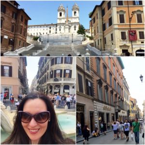 World famous shopping around Piazza di Spagna in Rome 